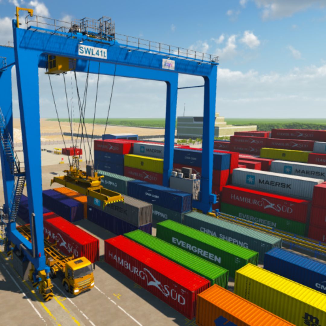 RTS Rubber-Tyred Gantry Crane (RTGC)